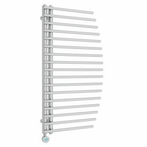 Sigla 1000 x 550mm Chrome Thermostatic Touch Control Wifi Electric Heated Towel Rail