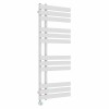 Koli 1200 x 450mm White Thermostatic Touch Control Electric Heated Towel Rail