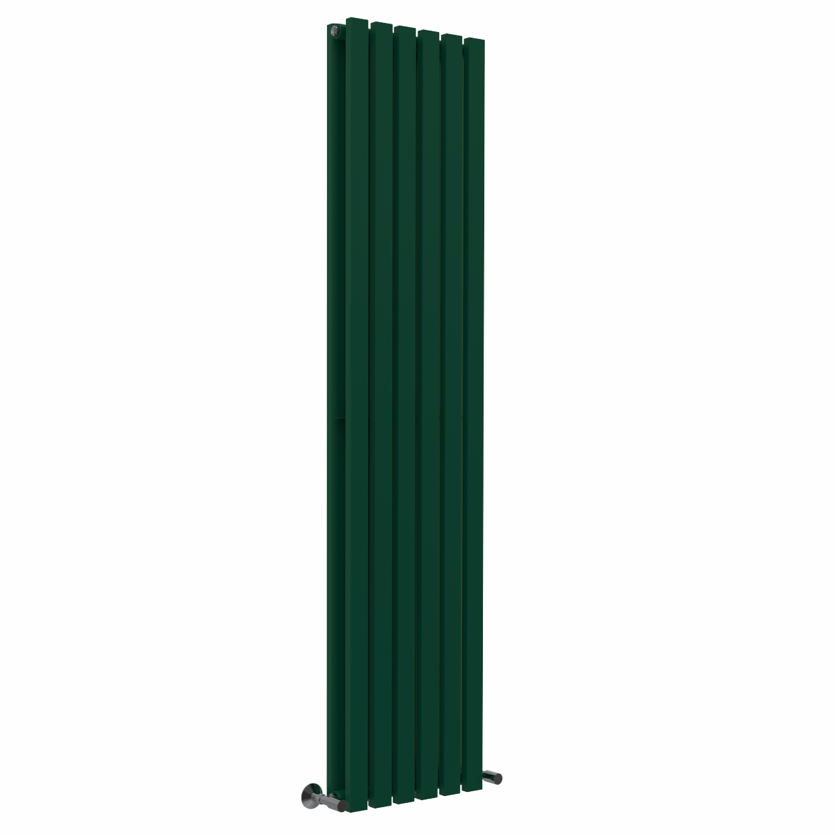 Lulea 1800 x 410mm Moss Green Double Flat Panel Vertical Designer Radiator