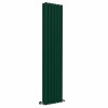 Lulea 1800 x 410mm Moss Green Double Flat Panel Vertical Designer Radiator