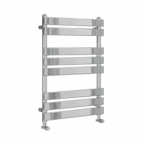 Juva 800 x 600mm Chrome Flat Panel Heated Towel Rail