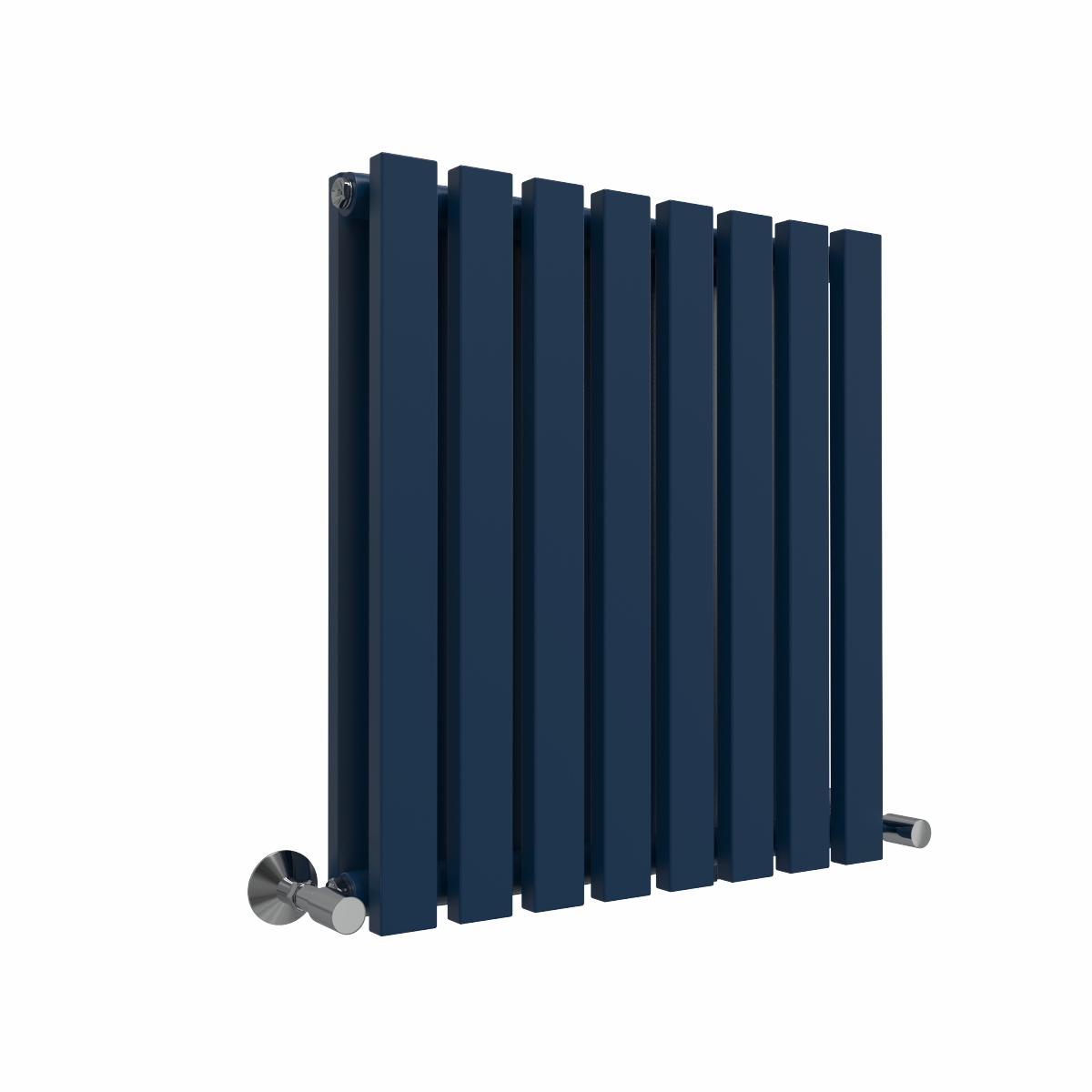 Lulea - Sapphire Blue Flat Panel Horizontal Designer Radiator - Choice of Size