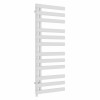 Kongsberg 1200 x 450mm White Simple Electric Towel Rail