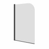 Borrowdale - 1400mm Round Bath Screen - Black
