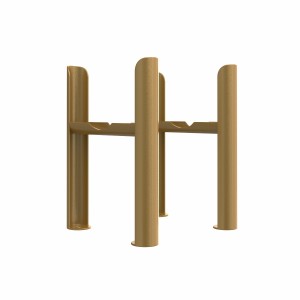 Bern Traditional Four Column Radiator Feet - Metallic Gold