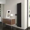 Carisa Boreas B 1800 x 369mm Black Designer Aluminium Electric Radiator