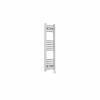 Fjord 1000 x 300mm Curved Chrome Thermostatic Touch Control Wifi Electric Heated Towel Rail