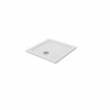 Essentials 760 x 760mm Square Stone Shower Tray White