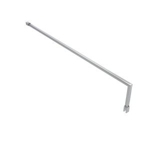 Chrome Support Bar T-Piece for Wasdale Wet Room Screens