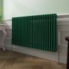 Bern 600 x 1190mm Moss Green Double Horizontal Column Radiator