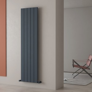 Carisa Nemo 1800 x 470mm Anthracite Designer Aluminium Radiator