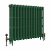 Classic  745 x 840mm  Farrow & Ball Duck Green Triple Column Cast Iron Radiator - 13 Sections