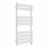 Juva 950 x 500mm White Flat Panel Thermostatic Touch Control Wifi Electric Heated Towel Rail