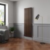 Norden 1800 x 591mm Black Copper Single Vertical Oval Column Designer Radiator