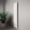 Carisa Plata Double 1800 x 350mm White Designer Aluminium Radiator
