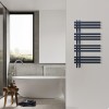 Carisa Terra 852 x 500mm Anthracite Designer Aluminium Towel Rail