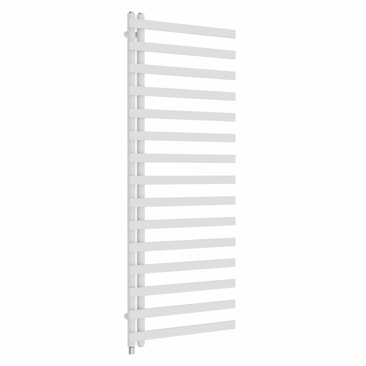 Kemi 1600 x 600mm White Simple Electric Heated Towel Rail