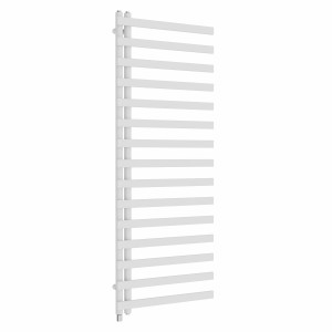 Kemi 1600 x 600mm White Simple Electric Heated Towel Rail
