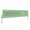 Bern 300 x 1460mm Pastel Green Triple Horizontal Column Radiator