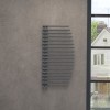 Sigla 1000 x 550mm Grey Designer Heated Towel Rail