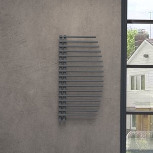 Sigla 1000 x 550mm Grey Designer Heated Towel Rail