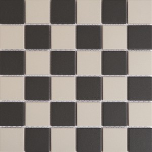 Victorian White & Black Chequer Mosaic 291x291x6mm - 11sqm - 11 - Box Qty