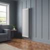 Bern 1800 x 560mm White Double Column Vertical Traditional Radiator