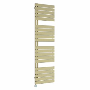 Kristiansund 1800 x 500mm Brushed Brass Thermostatic Touch Control Wifi Electric Heated Towel Rail