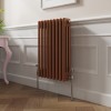 Bern 600 x 425mm Metallic Bronze Triple Horizontal Column Radiator