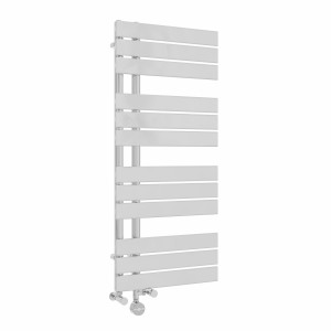 Kristiansund 1126 x 500mm Dual Fuel Chrome Thermostatic Touch Control Electric Heated Towel Rail