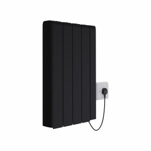 Bismo CRC 570 x 444mm Black Flat Panel Ceramic Core Wifi Electric Radiator - 1000W