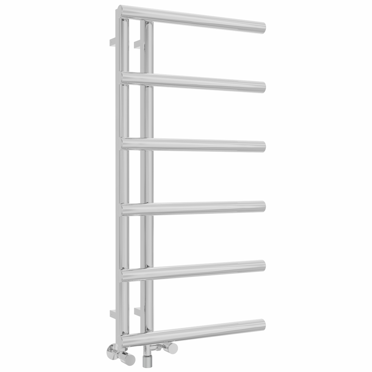 Alesund 988 x 500mm Dual Fuel Chrome Simple Electric Heated Towel Rail
