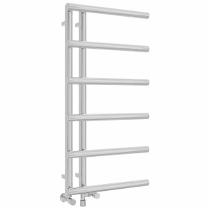 Alesund 988 x 500mm Dual Fuel Chrome Simple Electric Heated Towel Rail