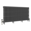 Classic  745 x 1460mm Farrow & Ball Railings Grey Triple Column Cast Iron Radiator - 23 Sections