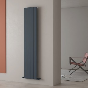 Carisa Nemo 1800 x 375mm Anthracite Designer Aluminium Radiator