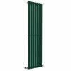 Lulea 1800 x 480mm Moss Green Single Flat Panel Vertical Designer Radiator
