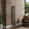 Bern Traditional Raw Metal Double Vertical Column Radiator - Choice Of Sizes