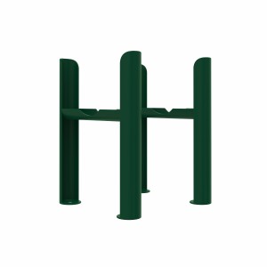 Bern Traditional Four Column Radiator Feet - Moss Green