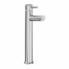 Dalaman Modern High Rise Basin Mixer Tap - Chrome