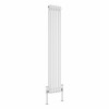 Bern 1500 x 290mm White Double Vertical Column Radiator