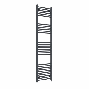 Bergen 1800 x 500mm Straight Anthracite Prefilled Electric Heated Towel Rail