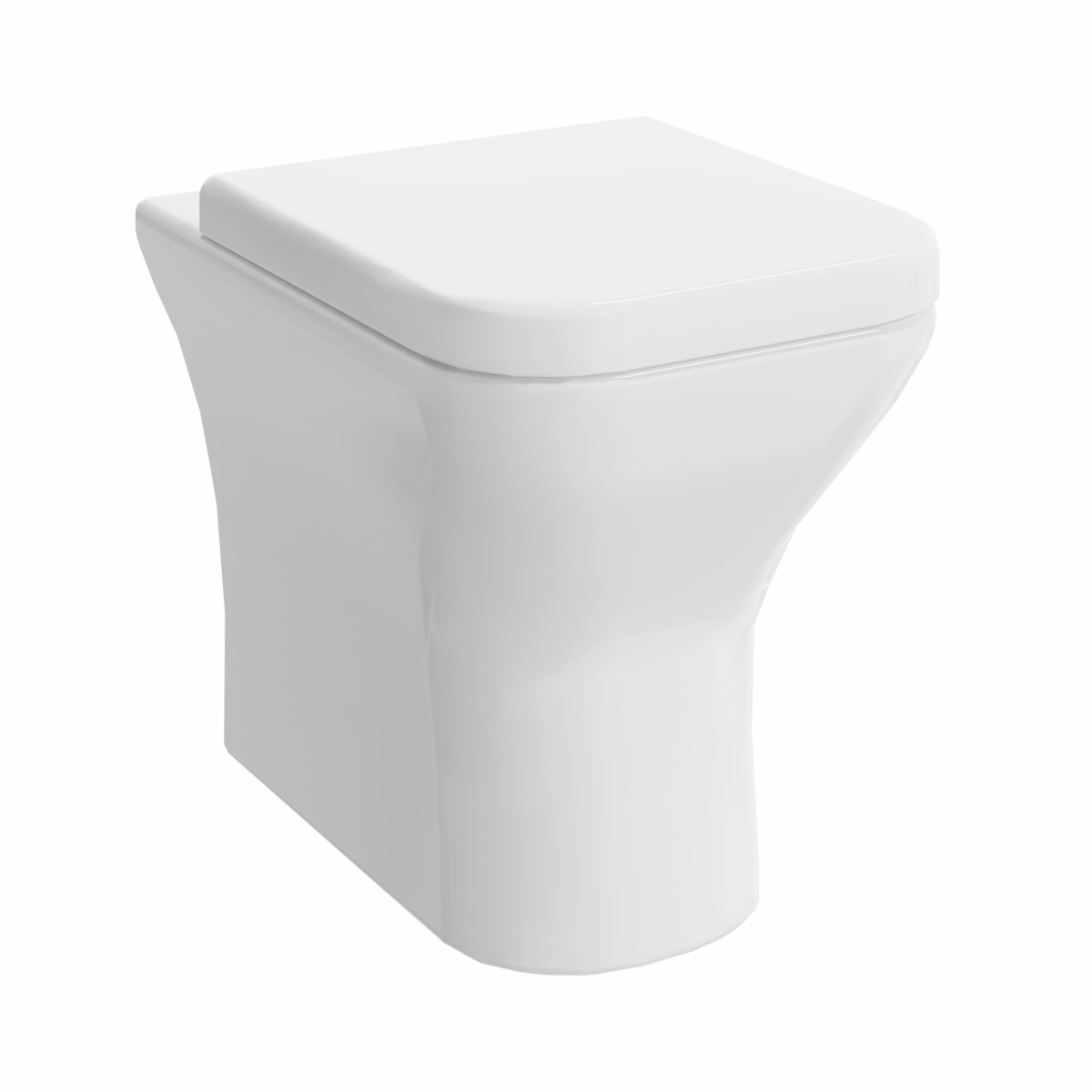 Feel Curved Back to Wall Toilet Pan with Soft Close Seat