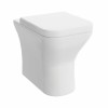 Feel Curved Back to Wall Toilet Pan with Soft Close Seat