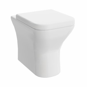 Feel Curved Back to Wall Toilet Pan with Soft Close Seat