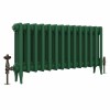 Classic  450 x 902mm  Farrow & Ball Duck Green Triple Column Cast Iron Radiator - 14 Sections