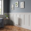 Bern 600 x 425mm White Double Column Horizontal Traditional Radiator