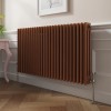 Bern 600 x 1190mm Metallic Bronze Triple Horizontal Column Radiator