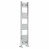 Bergen 1400 x 300mm Straight Chrome Heated Towel Rail