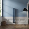 Bern 1500 x 200mm Sapphire Blue Double Column Vertical Traditional Radiator