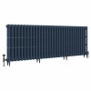 Classic  745 x 2018mm Farrow & Ball Hague Blue Triple Column Cast Iron Radiator - 32 Sections